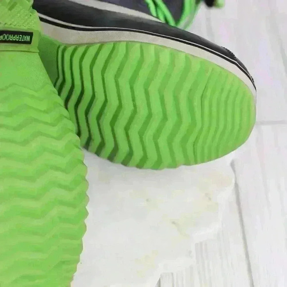 Sorel Boots size 6 Womens Grey/Green Yoot Pac Waterproof Snow Winter NY1880-011 - Picture 9 of 10